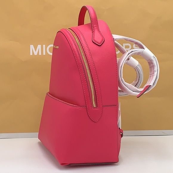 MICHAEL KORS Sheila Medium Front Packet Backpack ELECTRIC PINK COLOR - Picture 5 of 15